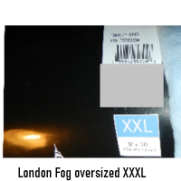 London Fog Dusty Blue Heavyweight Plush Blanket Bigger then King XXL🆕📦🏃🏻💨⚡ - Picture 15 of 16